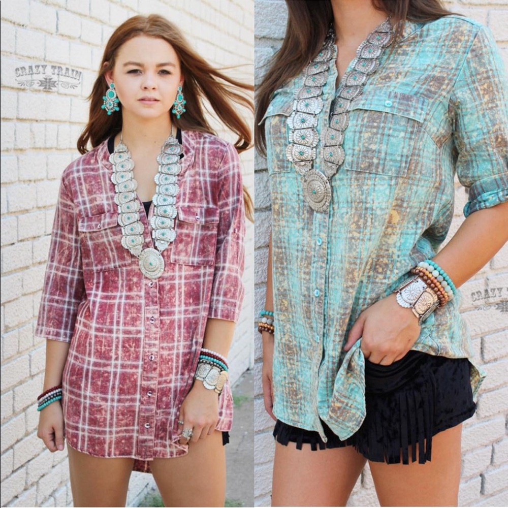 Loretta Plaid Tunic